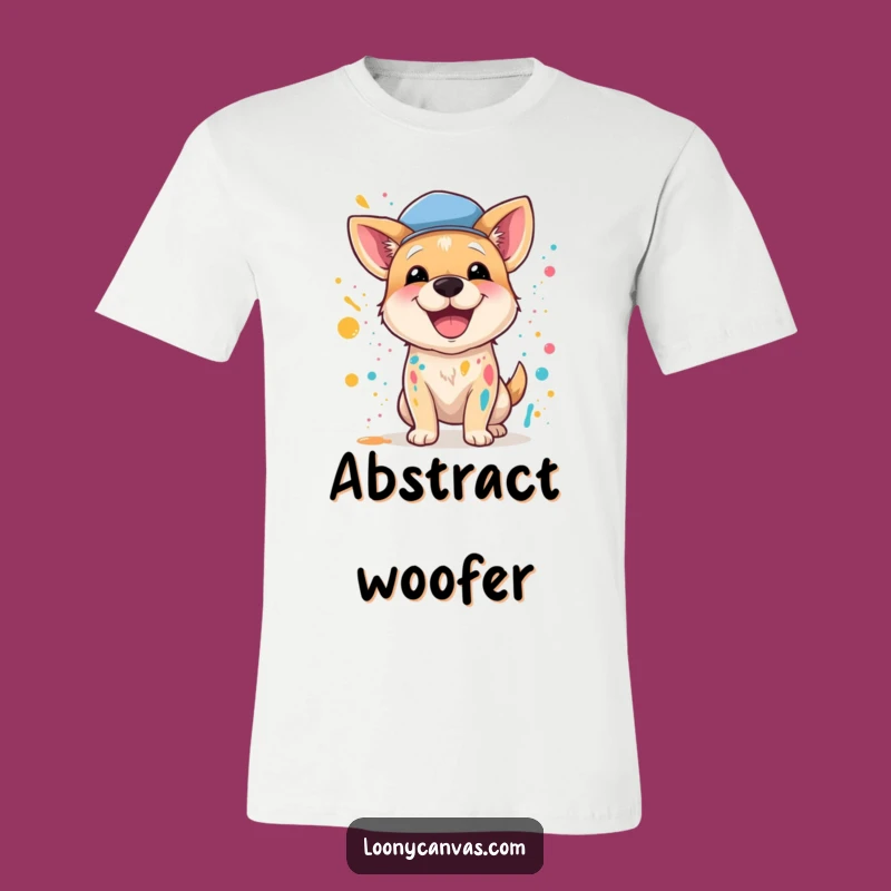 Funny Dog Artist T-Shirt: Wearable Art by a Wildly Splattering Pup