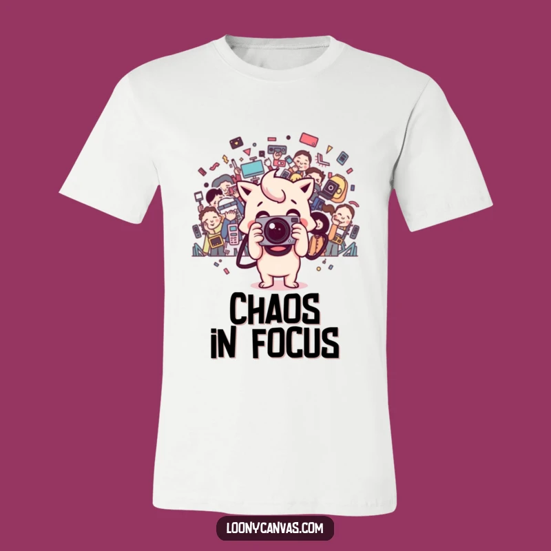 Funny Kawaii Camera T-Shirt: Documenting The Fun Chaos
