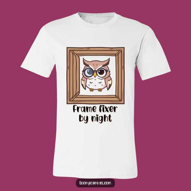 Funny Owl Art Critic T-Shirt: Show Off Your Keen Eye for Detail