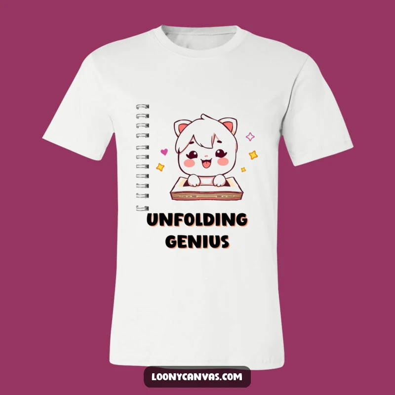 Funny Kawaii Sketchpad T-Shirt: Wear Your Cheerful Surprise with Style