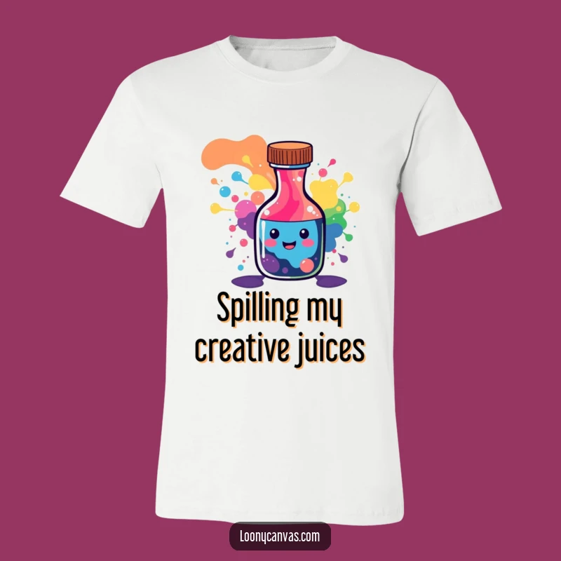 Funny Ink Bottle T-Shirt: Wear Your Artistic Expression