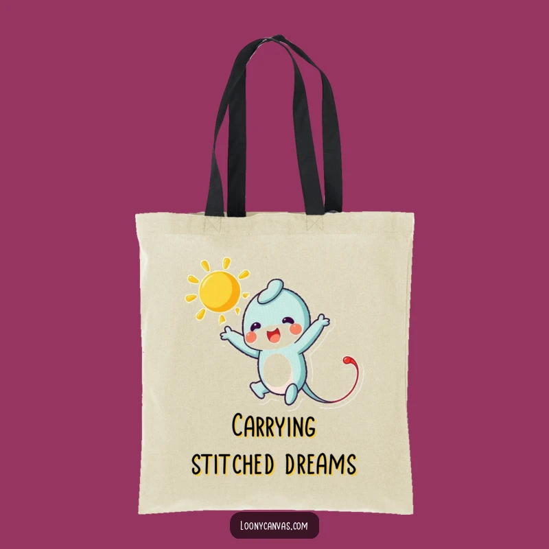 Funny Needle Tote Bag: Stitching Sun Carrier, Practical Humorous Gift for Sewers