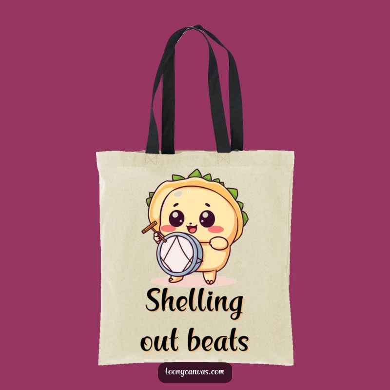Funny Kawaii Taco Tote Bag: Carry The Fiesta Beat