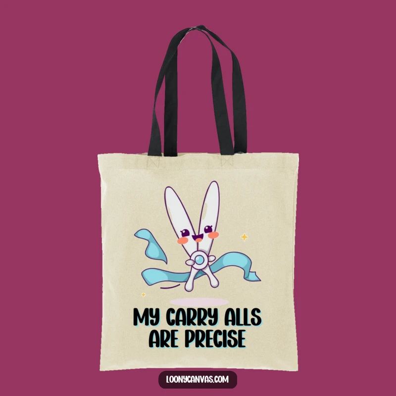 Funny Scissors Tote Bag - Carry Your Essentials with Delightful Snipping Style