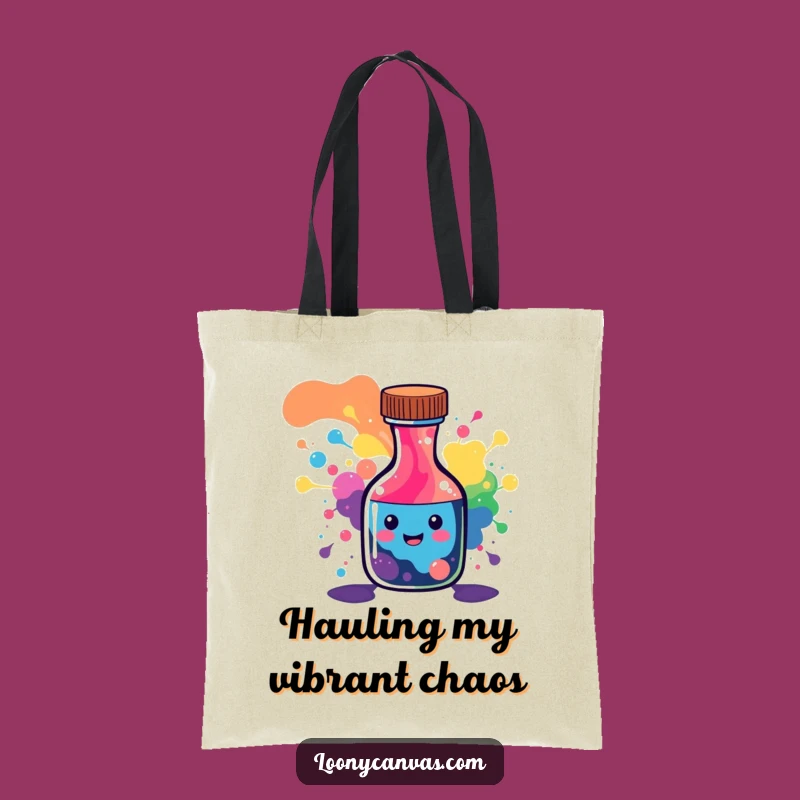 Funny Ink Bottle Tote Bag: Carry Your Art and Your Joy